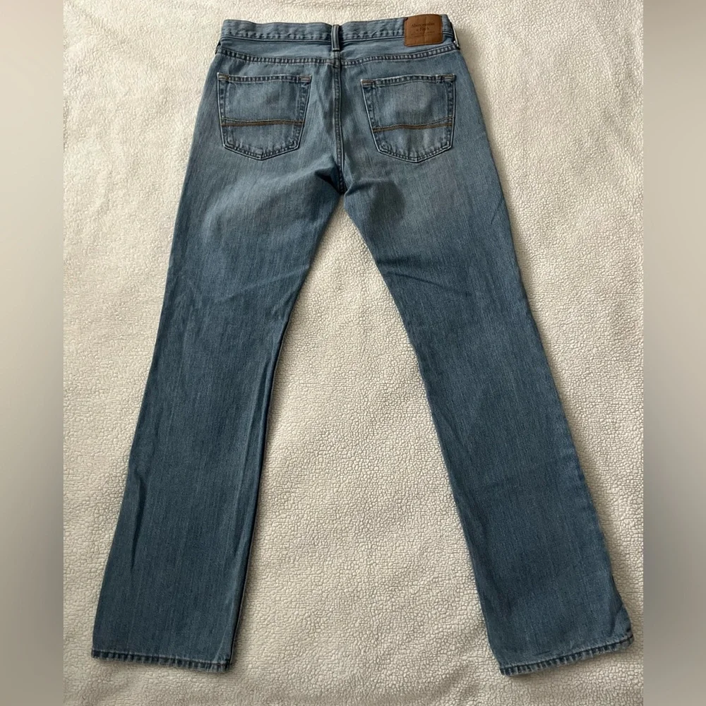 Abercrombie & Fitch Blue Bootcut Jeans, Size 32x34 - Picture 6 of 10